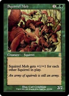 《リスの群れ/Squirrel Mob》[ODY] 緑R