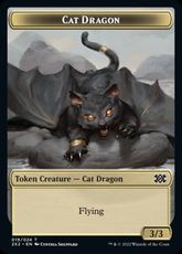 (019)《猫・ドラゴントークン/Cat Dragon Token》[2X2] 金