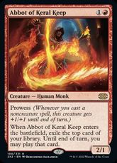 【Foil】(100)《ケラル砦の修道院長/Abbot of Keral Keep》[2X2] 赤R