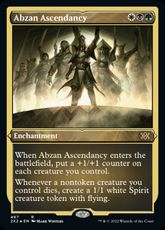 【エッチング・Foil】(467)《アブザンの隆盛/Abzan Ascendancy》[2X2-BF] 金R