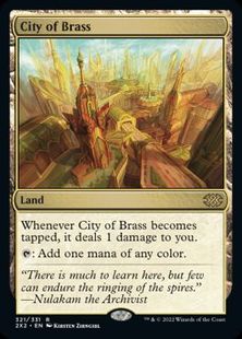 【Foil】(321)《真鍮の都/City of Brass》[2X2] 土地R