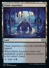 【Foil】(322)《ディミーアの水路/Dimir Aqueduct》[2X2] 土地U