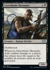 【Foil】(077)《墓刃の匪賊/Graveblade Marauder》[2X2] 黒U