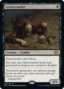 (078)《墓所這い/Gravecrawler》[2X2] 黒R