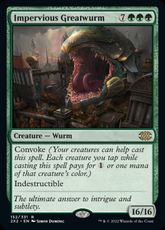 【Foil】(152)《動じない大ワーム/Impervious Greatwurm》[2X2] 緑R