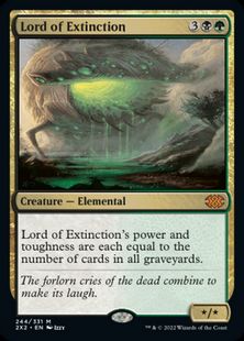 【Foil】(244)《絶滅の王/Lord of Extinction》[2X2] 金R