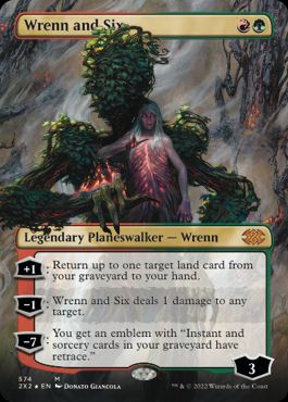 Foil】(217)《レンと六番/Wrenn and Six》[MH1] 金R | 日本最大級 MTG 