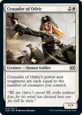 【Foil】(013)《オドリックの十字軍/Crusader of Odric》[2XM] 白C