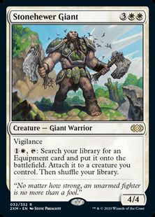 (032)《石切りの巨人/Stonehewer Giant》[2XM] 白R