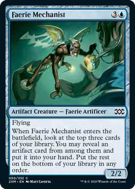 (050)《フェアリーの機械論者/Faerie Mechanist》[2XM] 青C