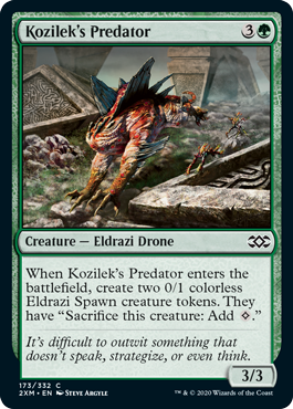 (173)《コジレックの捕食者/Kozilek's Predator》[2XM] 緑C