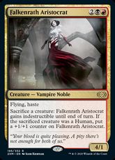 (195)《ファルケンラスの貴種/Falkenrath Aristocrat》[2XM] 金R