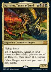 【Foil】(205)《ジャンドの暴君、カーサス/Karrthus, Tyrant of Jund》[2XM] 金R