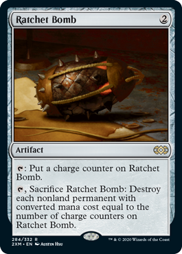 【Foil】(284)《漸増爆弾/Ratchet Bomb》[2XM] 茶R