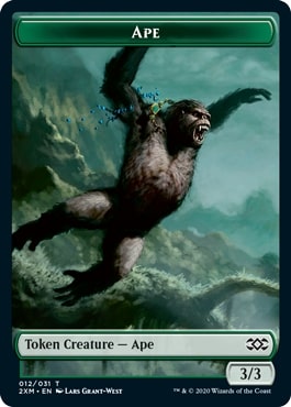 《類人猿トークン/Ape Token》[2XM] 緑