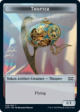 【Foil】《飛行機械トークン/Thopter Token》[2XM] 茶(026)