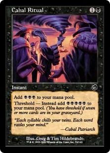 《陰謀団の儀式/Cabal Ritual》[TOR] 黒C