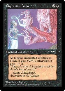 《Phyrexian Boon》(Female)[ALL] 黒C
