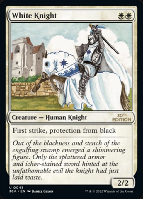 《白騎士/White Knight》[30A] 白U