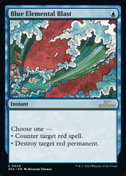 青霊破/Blue Elemental Blast》[30A] 青C | 日本最大級 MTG通販サイト ...