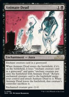 《動く死体/Animate Dead》[30A] 黒U