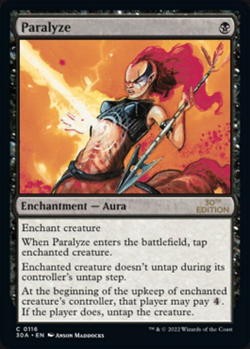 《麻痺/Paralyze》[30A] 黒C