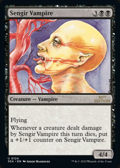 《センギアの吸血鬼/Sengir Vampire》[30A] 黒U