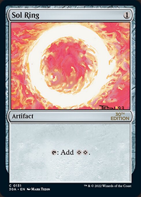 mtg 30th Anniversary 太陽の指輪 sol ring-