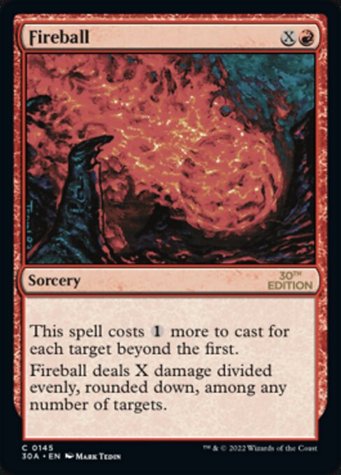 《火の玉/Fireball》[30A] 赤C