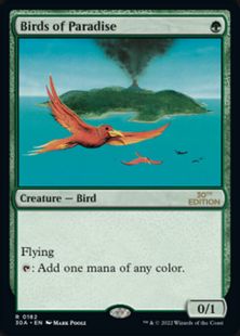 《極楽鳥/Birds of Paradise》[30A] 緑R