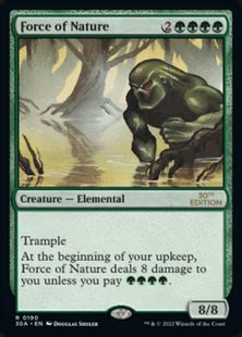 《大地の怒り/Force of Nature》[30A] 緑R