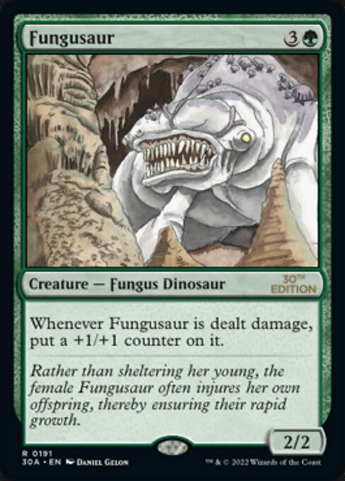《キノコザウルス/Fungusaur》[30A] 緑R