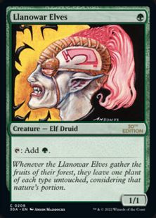 ラノワールのエルフ/Llanowar Elves》[30A] 緑C | 日本最大級 MTG通販 