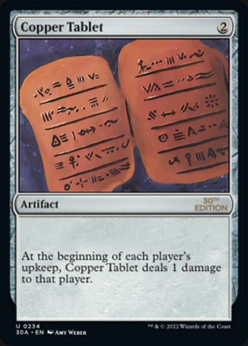 《Copper Tablet》[30A] 茶U