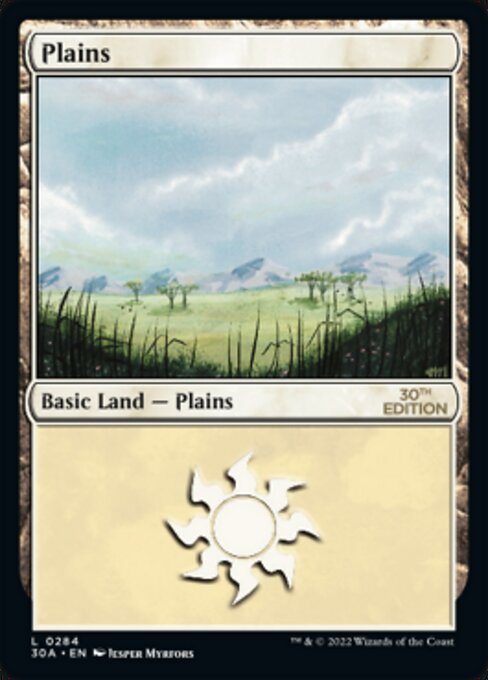 《平地/Plains》[30A] 土地(284)