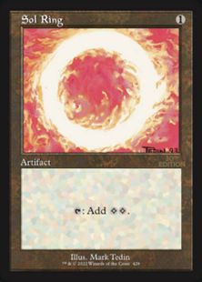 ■旧枠■《太陽の指輪/Sol Ring》[30A] 茶C(428)