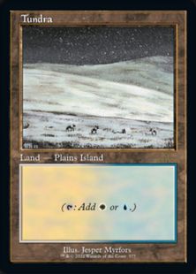 ■旧枠■《Tundra》[30A] 土地R