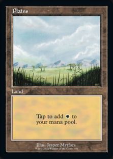 (581)■旧枠■《平地/Plains》[30A] 土地