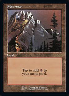 (589)■旧枠■《山/Mountain》[30A] 土地