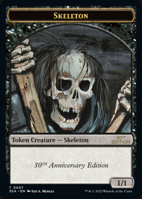 (007)《スケルトントークン/Skeleton token》[30A] 黒