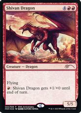 【Foil】《シヴ山のドラゴン/Shivan Dragon》(ヒストリープロモ)[流星マーク] 赤R