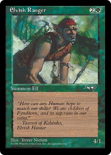 《エルフのレインジャー/Elvish Ranger》(Male)[ALL] 緑C