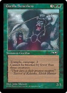 《Gorilla Berserkers》(Attacking)[ALL] 緑C