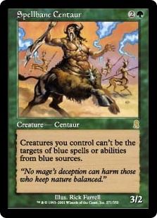《呪文散らしのケンタウルス/Spellbane Centaur》[ODY] 緑R