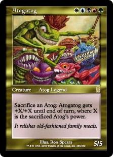 買取：【Foil】《アトガトグ/Atogatog》[ODY] 金R | 日本最大級 MTG 