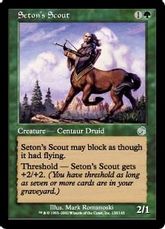 【Foil】《シートンの斥候/Seton's Scout》[TOR] 緑U