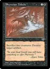 《ファイレクシアへの貢ぎ物/Phyrexian Tribute》[MIR] 黒R