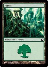 【Foil】(274)《森/Forest》[RTR] 土地