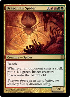 【Foil】《ドラゴンの巣の蜘蛛/Dragonlair Spider》[CMA] 金R