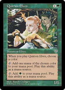 クウィリーオン・エルフ/Quirion Elves》[MIR] 緑C | 日本最大級 MTG 